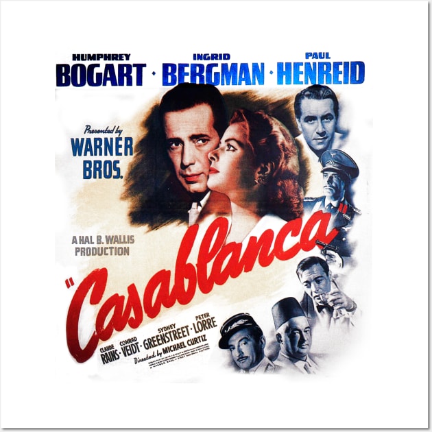 Casablanca movie poster Wall Art by EduardoLimon